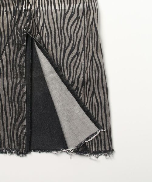 77circa(ナナナナサーカ)の「77Circa(ナナナナサーカ) circa make over print long skirt(スカート・レディース・トップグレー/グレー系その他/ミント/ダークオリーブ/ライム/シルバー系その他/ダークグレー・30/28)」の8枚目の写真