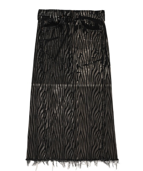 77circa(ナナナナサーカ)の「77Circa(ナナナナサーカ) circa make over print long skirt(スカート・レディース・トップグレー/グレー系その他/ミント/ダークオリーブ/ライム/シルバー系その他/ダークグレー・30/28)」の9枚目の写真