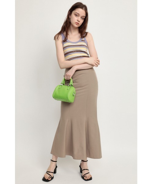 SLY（スライ）の「MULTI BORDER TANK マルチボーダー タンクトップ（タンクトップ・レディース・パープル系その他/オレンジ系その他/グリーン系その他2・FREE）」の20枚目の写真