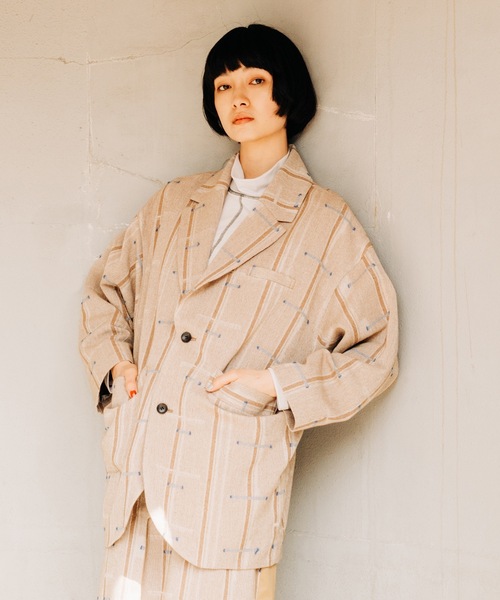 ノスタルジックjqジャケットコート テーラードジャケット Sneeuw スニュウ のファッション