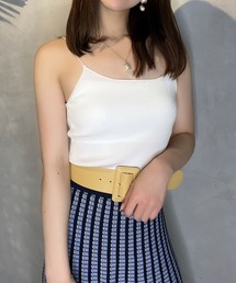 カップインリブニットキャミソール