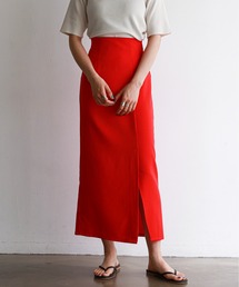 feepur | 深スリットロングタイトスカート(スカート)