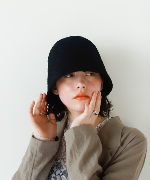 Birthday room（バースデイルーム）の「クロシェストローハット（ハット・レディース・ブラック/ベージュ/ナチュラル・FREE）」の4枚目の写真