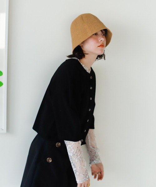 Birthday room（バースデイルーム）の「クロシェストローハット（ハット・レディース・ブラック/ベージュ/ナチュラル・FREE）」の11枚目の写真