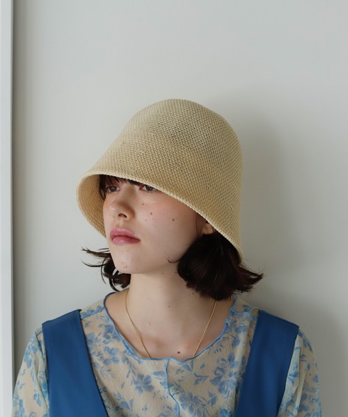 Birthday room（バースデイルーム）の「クロシェストローハット（ハット・レディース・ブラック/ベージュ/ナチュラル・FREE）」の15枚目の写真