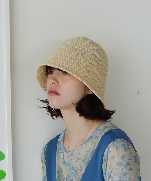 Birthday room（バースデイルーム）の「クロシェストローハット（ハット・レディース・ブラック/ベージュ/ナチュラル・FREE）」の16枚目の写真