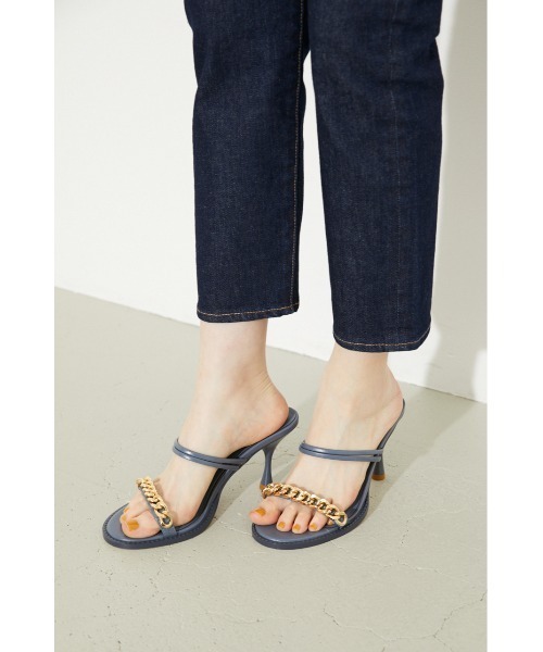 rienda（リエンダ）の「チェーンポイントサンダル（サンダル・レディース・ベージュ/ブラック/ブルー・MEDIUM/LARGE/SMALL）」の20枚目の写真