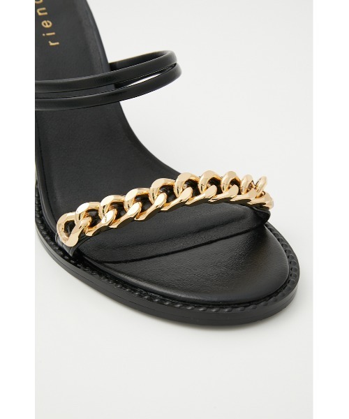 rienda（リエンダ）の「チェーンポイントサンダル（サンダル・レディース・ベージュ/ブラック/ブルー・MEDIUM/LARGE/SMALL）」の14枚目の写真