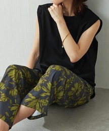 COLLAGE GALLARDAGALANTE | きれい目Tシャツとして大活躍/タックノースリカットソー/手洗い可(Tシャツ/カットソー)