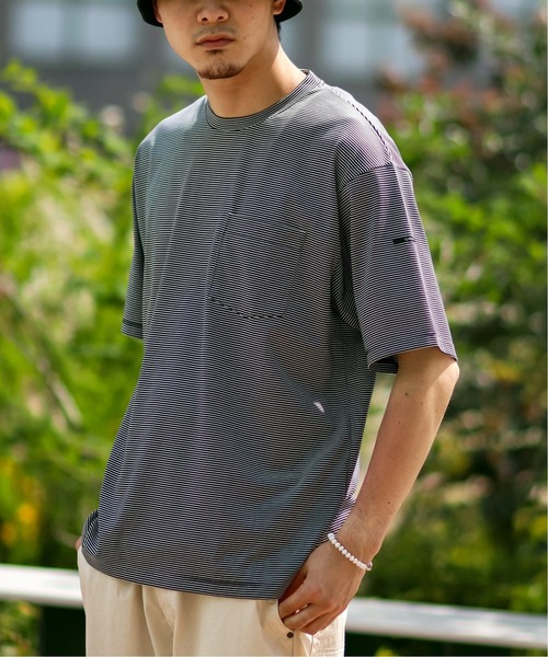 ORCIVAL(オーシバル)の「【ORCIVAL / オーシバル(オーチバル)】 CREW NECK SHORT SLEEVE POCKET-T(Tシャツ/カットソー・メンズ・ブラック/ネイビー・4/5)」の1枚目の写真