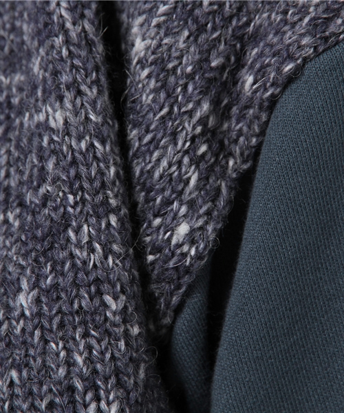 mystic（ミスティック）の「袖スウェットオフタートルプルオーバー（Tシャツ/カットソー・レディース・ホワイト/ネイビー/ベージュ/ピンク・ﾌﾘ-）」の11枚目の写真