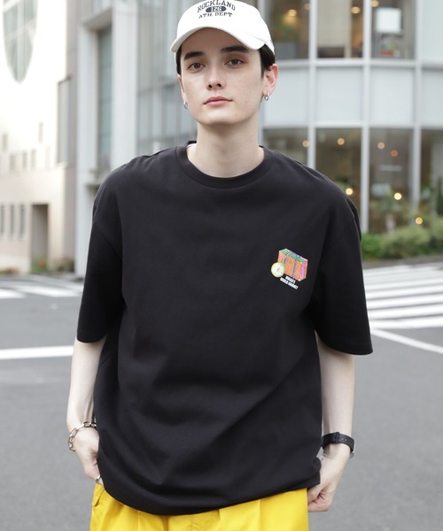 RAGEBLUE(レイジブルー)の「【MULGA THE LIFE】コラボJOURNEYプリントTシャツ(Tシャツ/カットソー・メンズ・ブルー系その他/オリーブ/オレンジ/ブラック/ホワイト・SMALL/MEDIUM/LARGE)」の6枚目の写真