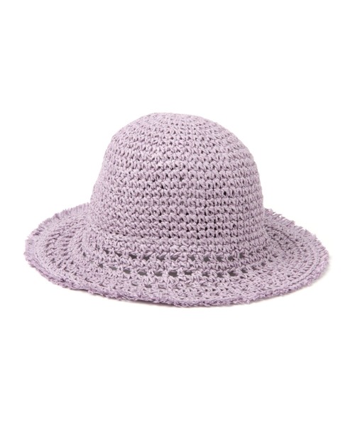 niko and...（ニコアンド）の「オリジナルペーパーアソートハット（ハット・レディース・ライトブラウン/ナチュラル/ラベンダー/ブラック/レッド・FREE）」の5枚目の写真