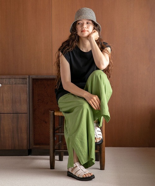 niko and...（ニコアンド）の「オリジナルペーパーアソートハット（ハット・レディース・ライトブラウン/ナチュラル/ラベンダー/ブラック/レッド・FREE）」の12枚目の写真