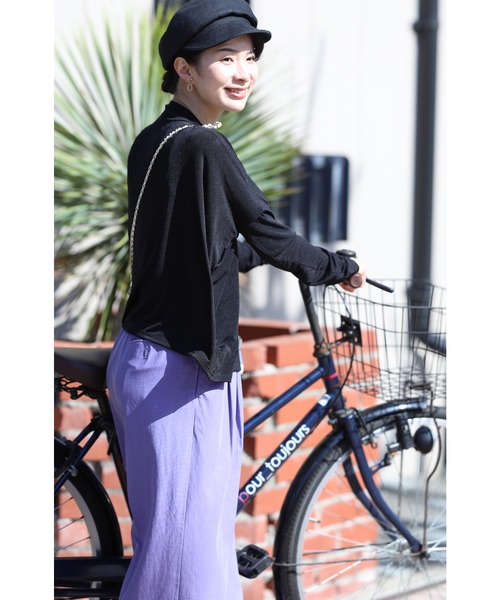 cawaii（カワイイ）の「UV服に見えない！ UVボレロ（カーディガン/ボレロ・レディース・ブラック・FREE）」の3枚目の写真