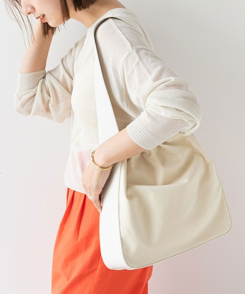 rectangle（レクタングル）の「ワンハンドル巾着トートバッグ（トートバッグ・レディース・ブラック/アイボリー・FREE）」の16枚目の写真