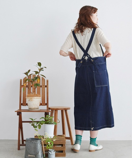 chambre de charme（シャンブルドゥシャーム）の「●cdc 綿麻 お花ジャガード 5分袖プルオーバー（Tシャツ/カットソー・レディース・キナリ/ブラック・FREE）」の10枚目の写真