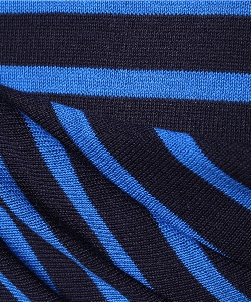 CIAOPANIC TYPY(チャオパニックティピー)の「ハイツイストマリンボーダーニット(ニット/セーター・メンズ・その他/グレー/ネイビー/ブラック/ホワイト・MEDIUM/LARGE/SMALL)」の14枚目の写真