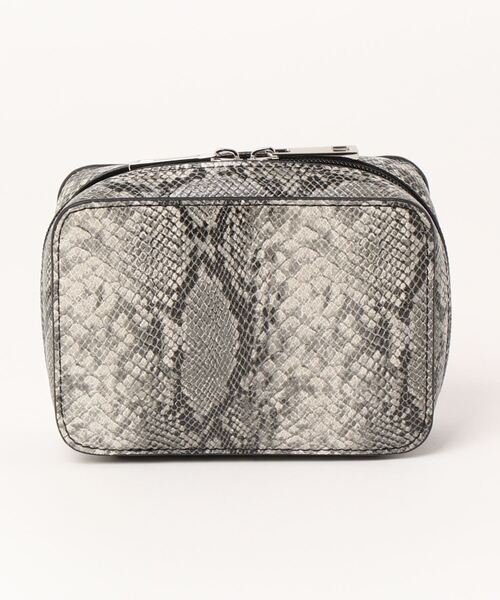AZUL by moussy(アズールバイマウジー)の「WITH MIRROR CLEAR POUCH/ウィズミラークリアポーチ(ポーチ・レディース・ブラック/ブラック系その他・FREE)」の7枚目の写真