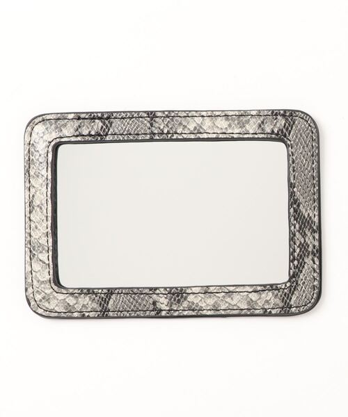 AZUL by moussy(アズールバイマウジー)の「WITH MIRROR CLEAR POUCH/ウィズミラークリアポーチ(ポーチ・レディース・ブラック/ブラック系その他・FREE)」の4枚目の写真