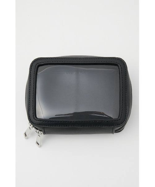 AZUL by moussy(アズールバイマウジー)の「WITH MIRROR CLEAR POUCH/ウィズミラークリアポーチ(ポーチ・レディース・ブラック/ブラック系その他・FREE)」の8枚目の写真