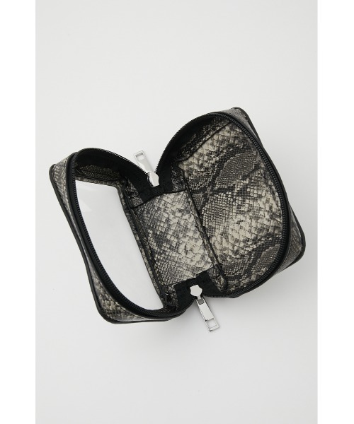 AZUL by moussy(アズールバイマウジー)の「WITH MIRROR CLEAR POUCH/ウィズミラークリアポーチ(ポーチ・レディース・ブラック/ブラック系その他・FREE)」の17枚目の写真
