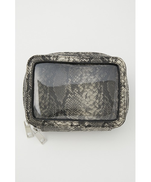 AZUL by moussy(アズールバイマウジー)の「WITH MIRROR CLEAR POUCH/ウィズミラークリアポーチ(ポーチ・レディース・ブラック/ブラック系その他・FREE)」の14枚目の写真