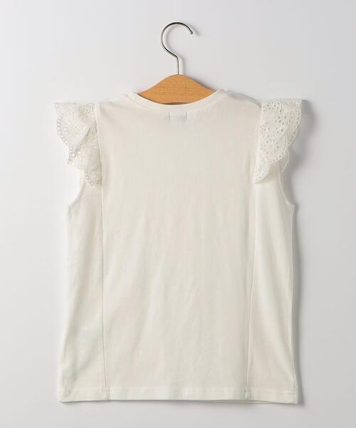 green label relaxing（グリーンレーベルリラクシング）の「TJ スクエア レース プルオーバー 100cm-130cm（Tシャツ/カットソー・キッズ・ダークグレー/オフホワイト/ライラック・110cm/120cm/130cm/100cm）」の12枚目の写真