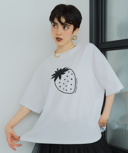manana suerte（マニャーナスエルテ）の「フルーツプリントTシャツ（Tシャツ/カットソー・レディース・その他2/その他1/その他3・FREE）」の20枚目の写真