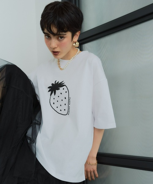 manana suerte（マニャーナスエルテ）の「フルーツプリントTシャツ（Tシャツ/カットソー・レディース・その他2/その他1/その他3・FREE）」の19枚目の写真