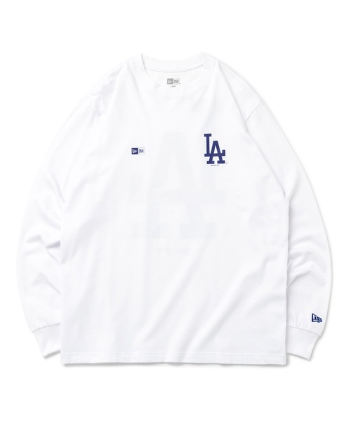 NEW ERA(ニューエラ)の「ニューエラ ロンT NYLA MLB(Tシャツ/カットソー・メンズ・ホワイト/ブラック/ベージュ/ネイビー/グリーン/ホワイト系その他・M/L/XL/XXL)」の3枚目の写真