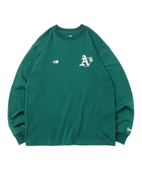 NEW ERA(ニューエラ)の「ニューエラ ロンT NYLA MLB(Tシャツ/カットソー・メンズ・ホワイト/ブラック/ベージュ/ネイビー/グリーン/ホワイト系その他・M/L/XL/XXL)」の1枚目の写真