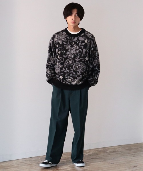 BeAMS DOT(ビームスドット)の「【WEB限定】BeAMS DOT / ワイド ストレートパンツ(その他パンツ・メンズ・ブラック/グリーン・SMALL/MEDIUM/LARGE)」の5枚目の写真