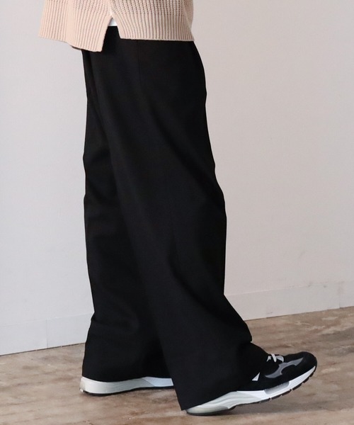 BeAMS DOT(ビームスドット)の「【WEB限定】BeAMS DOT / ワイド ストレートパンツ(その他パンツ・メンズ・ブラック/グリーン・SMALL/MEDIUM/LARGE)」の6枚目の写真