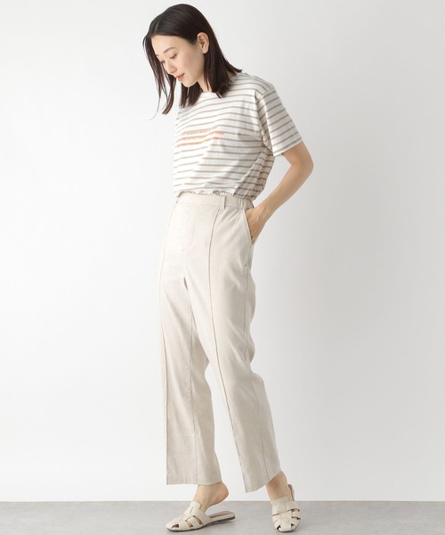 LEPSIM（レプシィム）の「カラープリントTシャツ　297571（Tシャツ/カットソー・レディース・オフホワイト/ピンク/ブルー/ライトグリーン/ベージュ/ホワイト・FREE）」の8枚目の写真