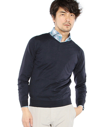 JOHN SMEDLEY | JOHN SMEDLEY / 30ゲージVネックニット(ニット/セーター)