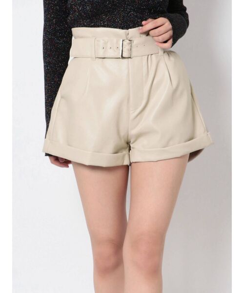 jouetie（ジュエティ）の「タックハイウエストキュロット（その他パンツ・レディース・ブラック/ピンク/グリーン/アイボリー・MEDIUM）」の19枚目の写真