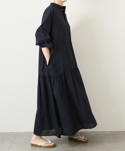 JOURNAL STANDARD LUXE（ジャーナルスタンダード　ラックス）の「キャンブリック ティアードワンピース（ワンピース・レディース・ホワイト/ネイビー・FREE）」の19枚目の写真