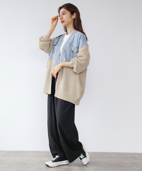 Cepica(セピカ)の「バックギャザーサロペット(サロペット/オーバーオール・レディース・ブラック/グレー・FREE)」の4枚目の写真