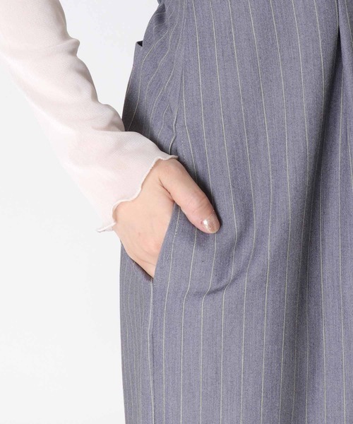 Cepica(セピカ)の「バックギャザーサロペット(サロペット/オーバーオール・レディース・ブラック/グレー・FREE)」の14枚目の写真