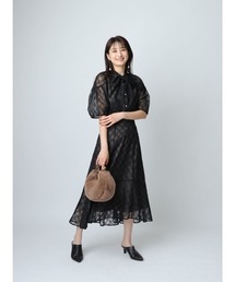 タグ付き リランドチュール フレアスカート Mサイズ 黒 新品未使用☆匿名配送 リランドチュール フレアスカート Mサイズ