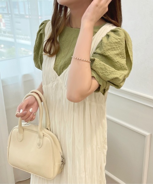 apres jour(アプレジュール)の「スリットショルダーショートプルオーバー【ZOZOTOWN限定アイテム】(シャツ/ブラウス・レディース・ブラック/グリーン/オフホワイト・フリー/X-LARGE)」の17枚目の写真