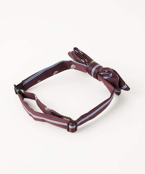green label relaxing（グリーンレーベルリラクシング）の「GLR ボウタイ チーフ セット/ クレスト（蝶ネクタイ・キッズ・ワインレッド/オレンジ・FREE）」の9枚目の写真