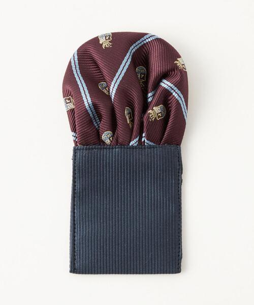 green label relaxing（グリーンレーベルリラクシング）の「GLR ボウタイ チーフ セット/ クレスト（蝶ネクタイ・キッズ・ワインレッド/オレンジ・FREE）」の8枚目の写真