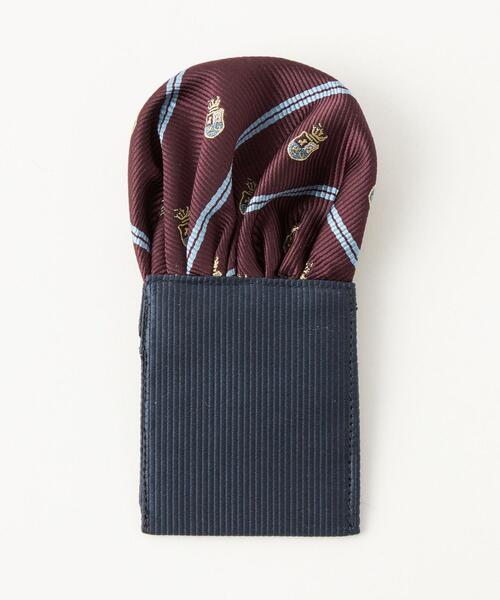 green label relaxing（グリーンレーベルリラクシング）の「GLR ボウタイ チーフ セット/ クレスト（蝶ネクタイ・キッズ・ワインレッド/オレンジ・FREE）」の10枚目の写真