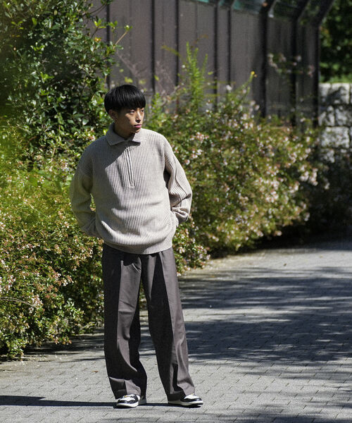 BeAMS DOT（ビームスドット）の「【WEB限定】BeAMS DOT / ハーフジップ ニット（ニット/セーター・メンズ・ホワイト系その他5/ブラック系その他4・LARGE/MEDIUM）」の7枚目の写真