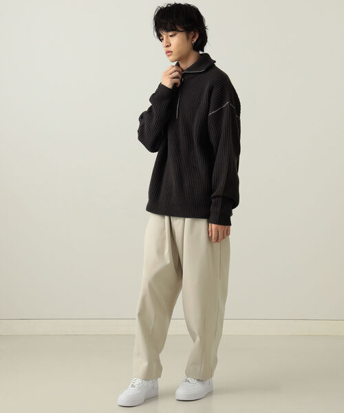 BeAMS DOT（ビームスドット）の「【WEB限定】BeAMS DOT / ハーフジップ ニット（ニット/セーター・メンズ・ホワイト系その他5/ブラック系その他4・LARGE/MEDIUM）」の19枚目の写真