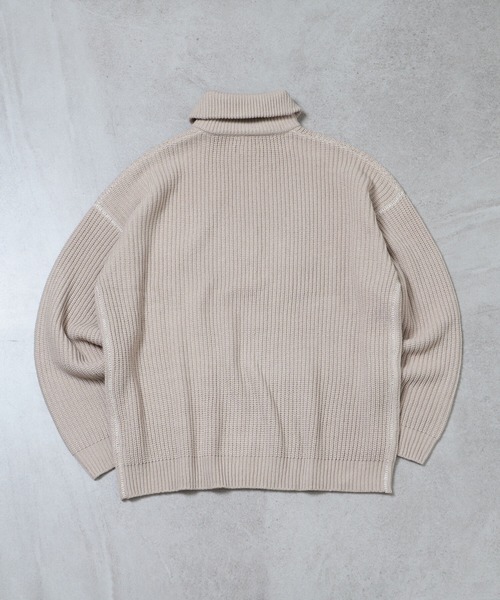 BeAMS DOT（ビームスドット）の「【WEB限定】BeAMS DOT / ハーフジップ ニット（ニット/セーター・メンズ・ホワイト系その他5/ブラック系その他4・LARGE/MEDIUM）」の3枚目の写真