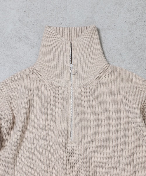 BeAMS DOT（ビームスドット）の「【WEB限定】BeAMS DOT / ハーフジップ ニット（ニット/セーター・メンズ・ホワイト系その他5/ブラック系その他4・LARGE/MEDIUM）」の11枚目の写真