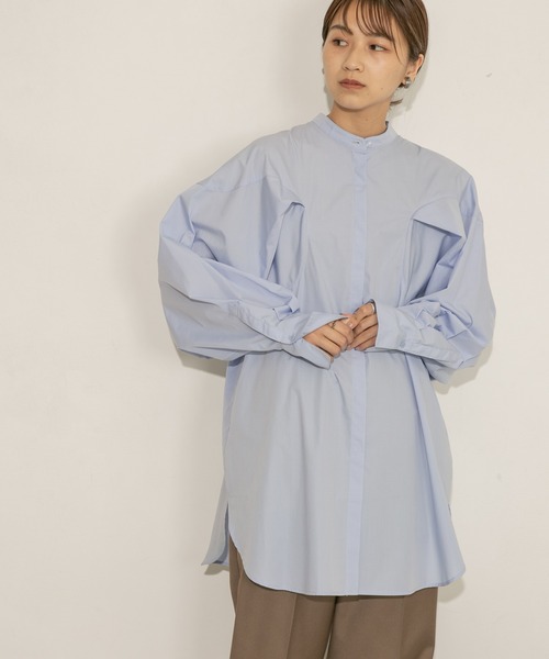 KBF(ケイビーエフ)の「ラウンドアームミニワンピース(ワンピース・レディース・チャコールグレー/オフホワイト/ラベンダー/ブラック・ONE)」の22枚目の写真